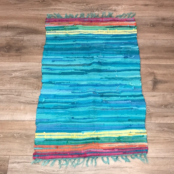 Colorful Woven Rug - Picture 1 of 3